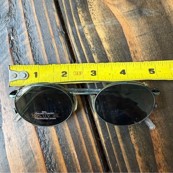 COPY - Jordache Dark Forest Green Clip on Sunglasses - Picture 6 of 7